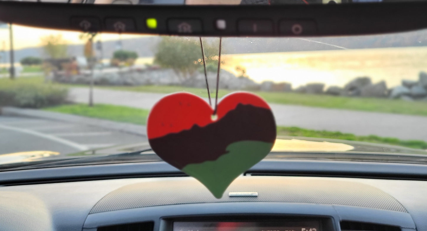 Heart Across the Diaspora Car Air Freshener